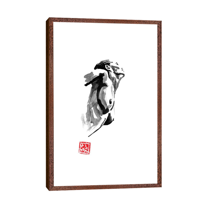 Fall by Péchane - Print on Canvas, Classic Brown Wood Framed, 66.04 cm H x 45.72 cm W