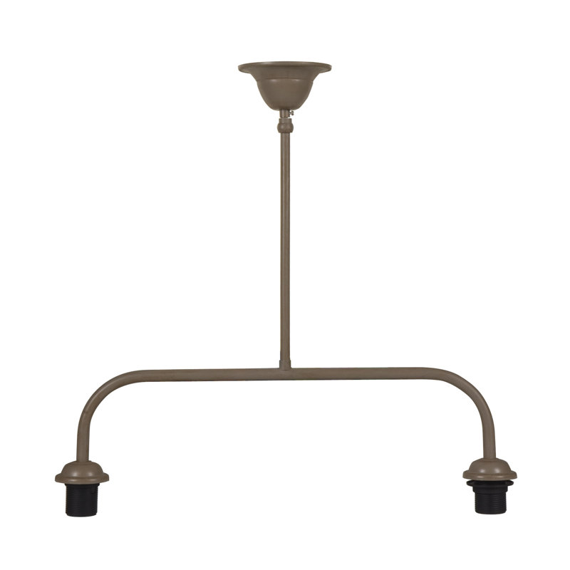 San Pablo 2 - Light Kitchen Island Pendant, Pale Taupe Metal