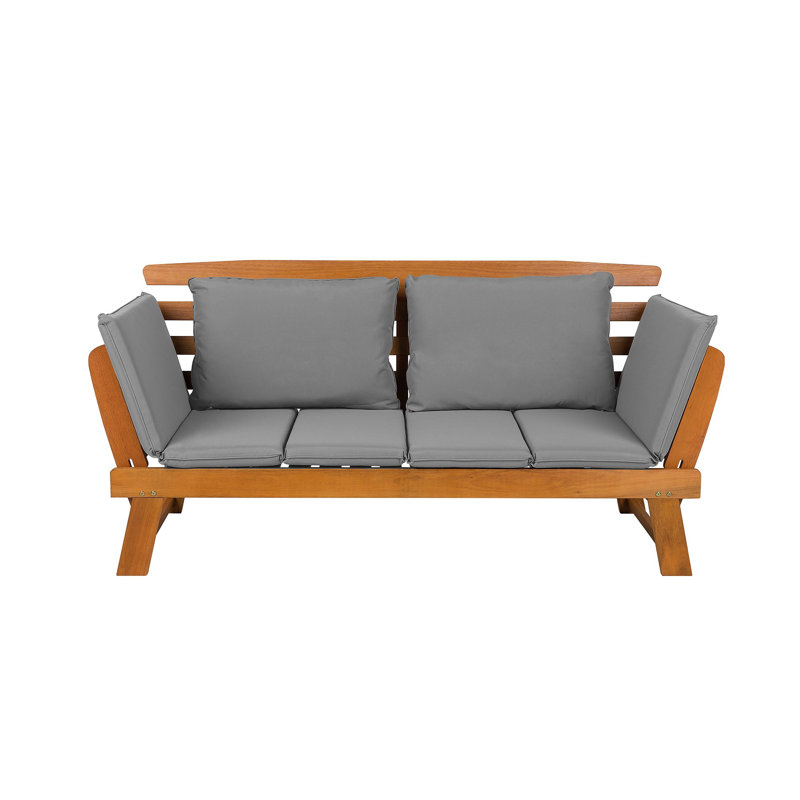 Canale Solid Wood Eucalyptus Outdoor Bench