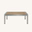 Table basse d'extérieur en aluminium Bugarin