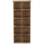 Brown Wood 10 Cubby Room Wall Shelf, 18" x 7" x 42"