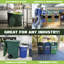 Sacs à ordures compostables, 1,57 mil., Sac à déchets pour grande pelouse et cour plate, sac à feuilles (100 sacs)-113392472