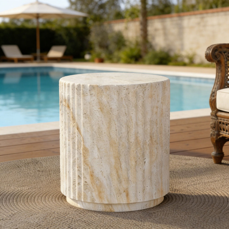 Table d'extérieur en béton pour l'extérieur