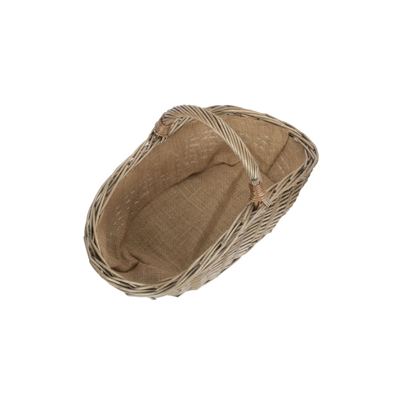 Harvesting Wicker Basket, 29cm H x 47cm W x 23cm D