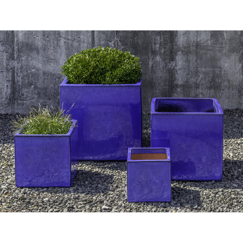 Hancock Handmade Planter, Riviera Blue