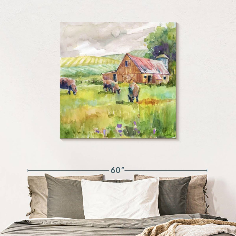 Spring Barn, 39" H x 39" W