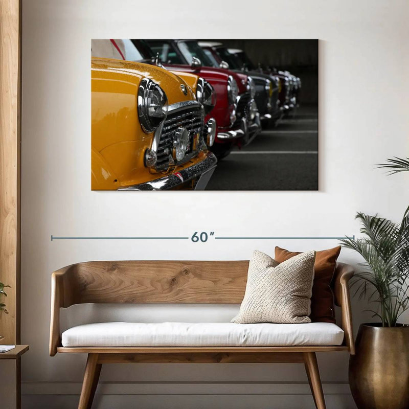 Collection Vintage Mini Cooper, H 30 po x l 45 po