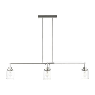 Anders 4 Light Dining Room Chandelier With Clear Shade