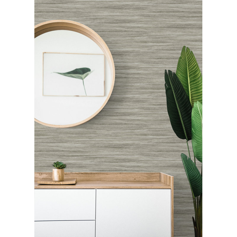 Rouleau de papier peint L 27 pi x l 27 po Crystelle, Grège
