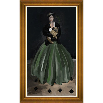 Kate Giclee On Canvas by Dana Gibson