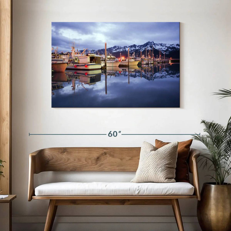 Mehar Alaskan Harbor Boat Dock, 30" H x 45" W