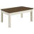 Solid Wood Top Single Coffee Table