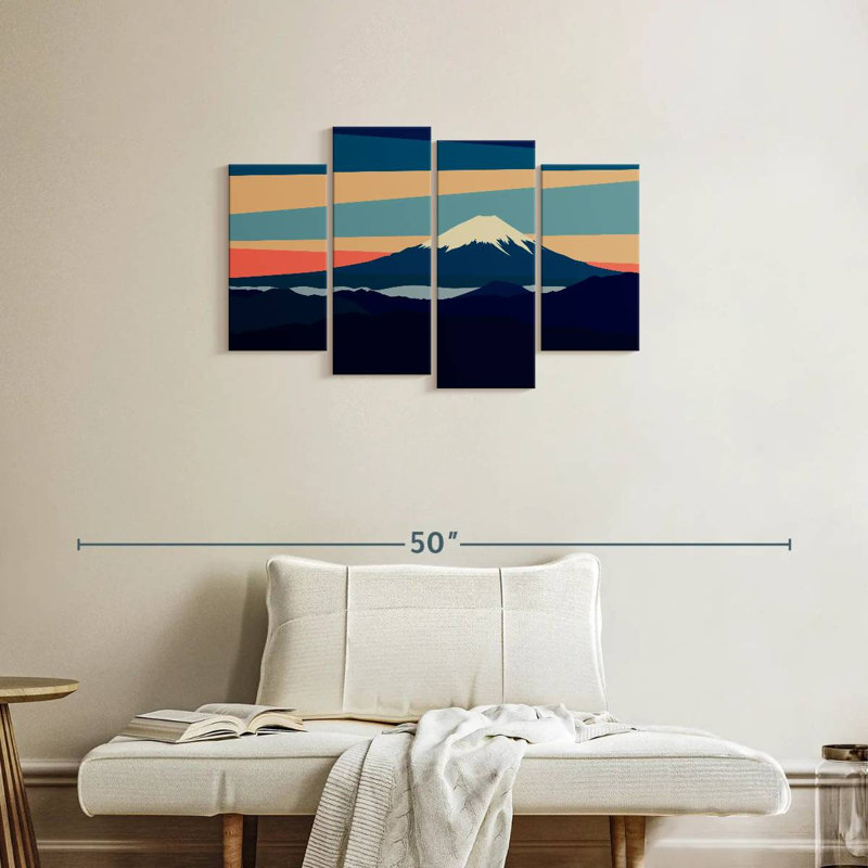 Nicci Mount Fuji Horizon, 22" H x 36" W