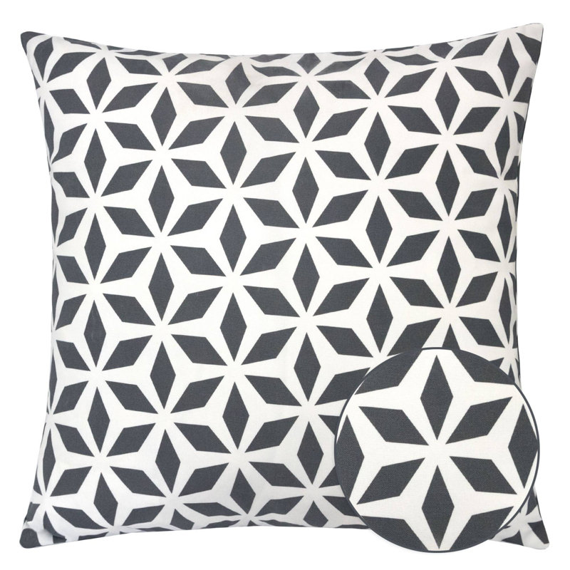 Coussin Crystal, Noir