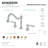 Kingston Brass Wilshire Double-Handle Widespread Kitchen Faucet-28237258-28304920