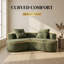 Canapé 79,5 po Modern Cloud Curved-1081696632