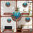 Colorful Decorative Ocean Aquarium Wall Clock