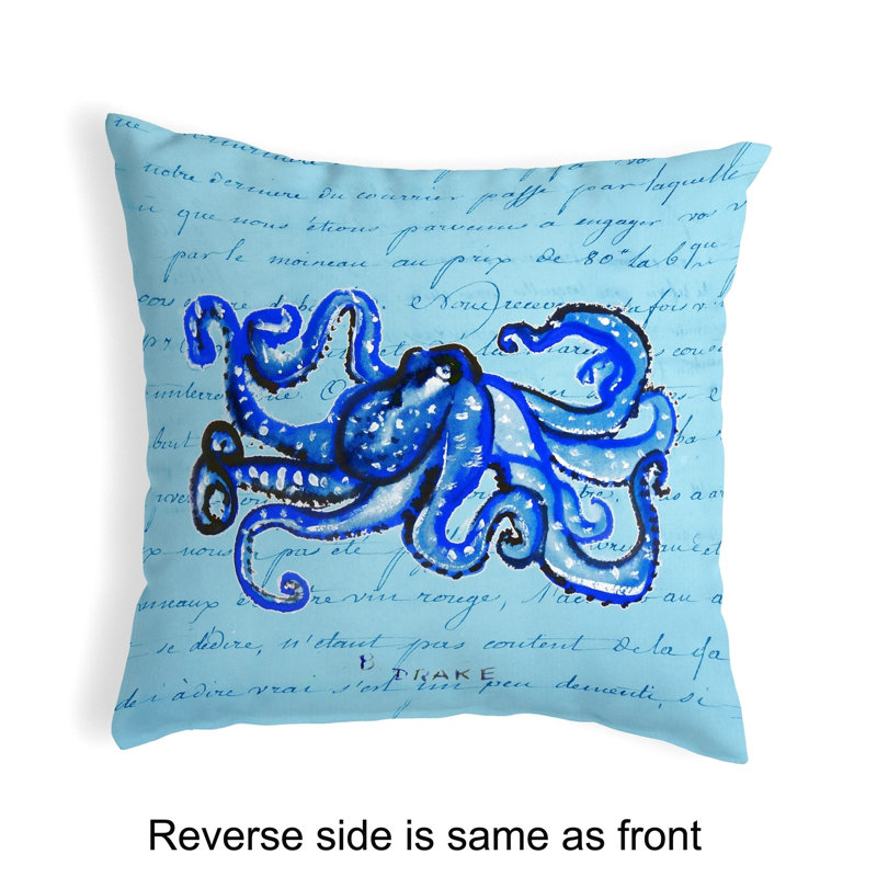  Coussin lombaire intérieur / extérieur Script Octopus