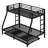 Metal Bunk Bed With Trundle-147836563