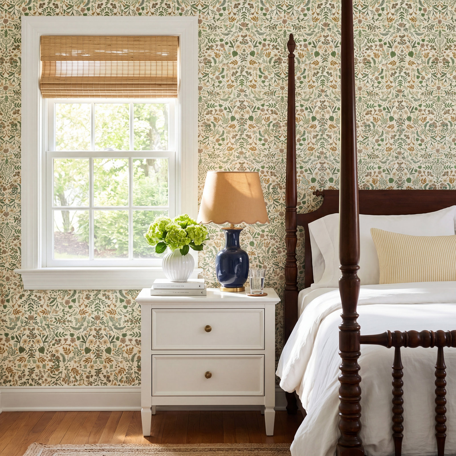 Wildwood Peel and Stick Wallpaper, Green