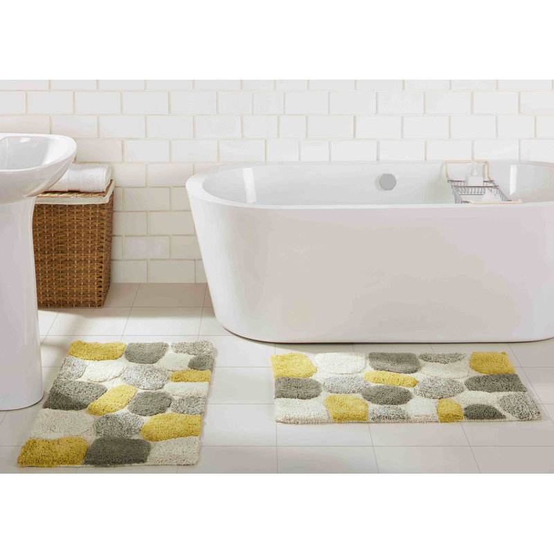 Creline Bath Rug Set, New Willow, 20"W x 32"L, 20"W x 32"L