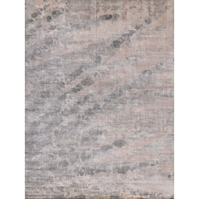 Koda Abstract Area Rug in Gray