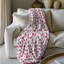 Couverture en sherpa rose 1 pièce Pink Hearts Splendor-100514593