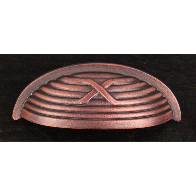 Poignée à coupes arrondies 3 po CF, Distressed Copper