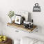Tablette flottante en bois 6 pièces Dabrielle