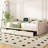 79.92 " Upholstered Daybed with Storage Drawers, Wood Daybed Twin Size, No Box Spring Needed, Grey-1899808599