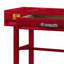 Bureau de coiffeuse rouge avec 1 tiroir
