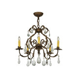 5 - Light Glass Chandelier