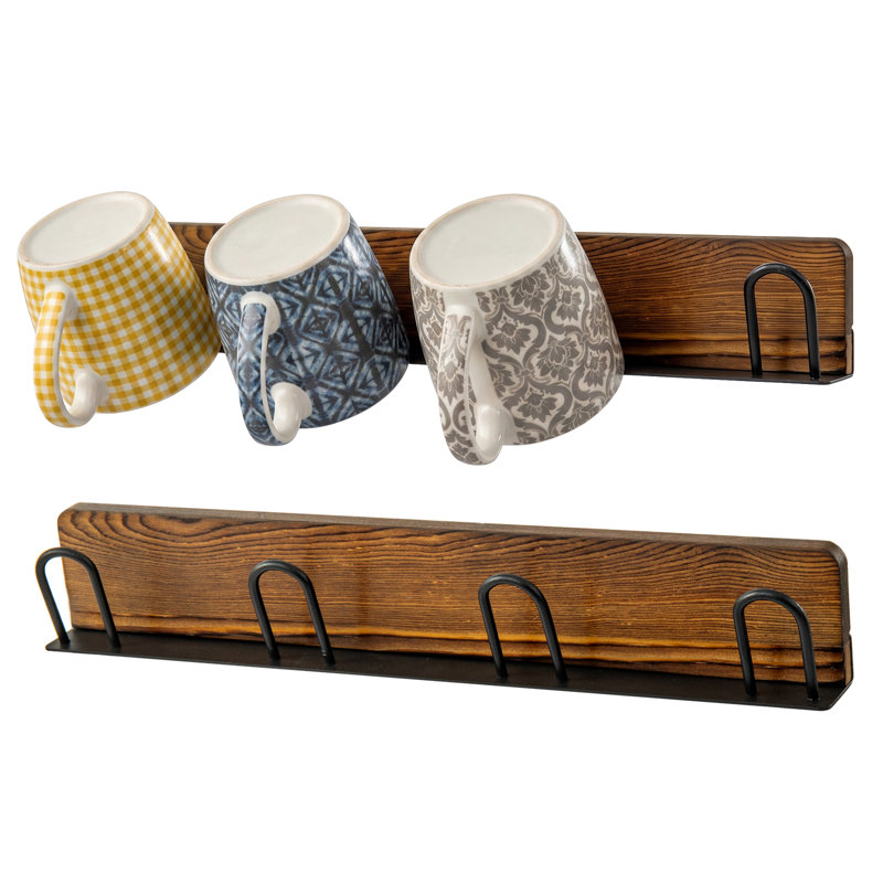 2-Piece Mug Tree Kitchen Cabinet Organizer