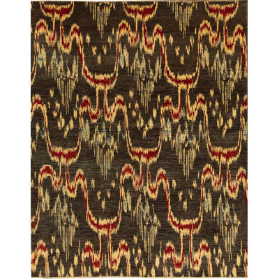Wool Abstract Area Rug