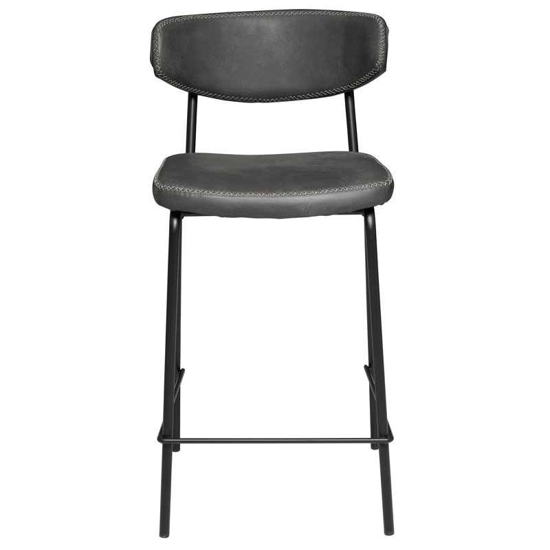 Tabouret de bar et de comptoir Macey (29 po / 26 po), Gris, Tabouret de comptoir (siège d'une hauteur de 26 p