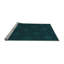 Tapis bleu clair 100% lavable à la machine 3615-68631375
