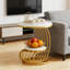 Table de chevet en faux marbre (table basse incluse)