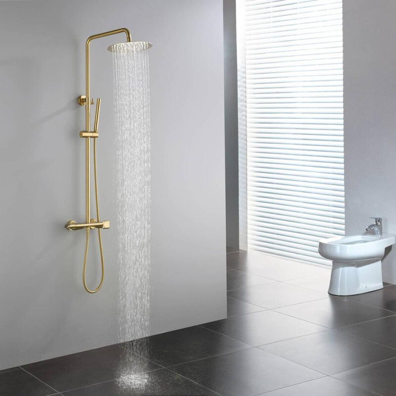 Système de douche complet avec valve brute