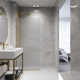 Zenith 34" W x 74" H Fixed Frameless Shower Screen with 3/8" Glass