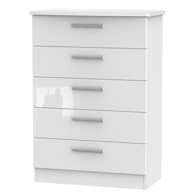 Fully Assembled Yvette 5 Drawer Chest