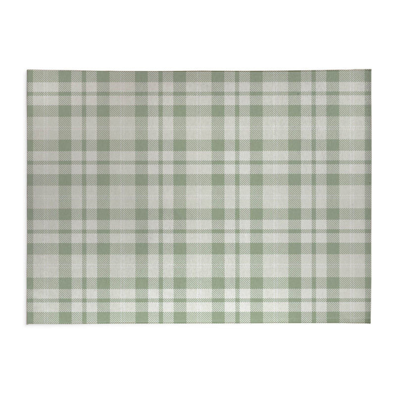 Tapis d'extérieur antidérapant Gen Plaid, Rectangle 4pi x 6 pi