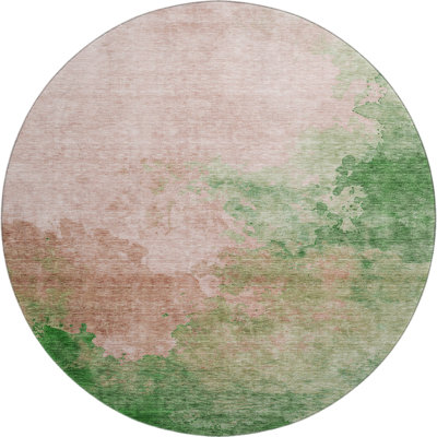 Premium Machine Washable Ducote AMF1138 Watercolors Rug