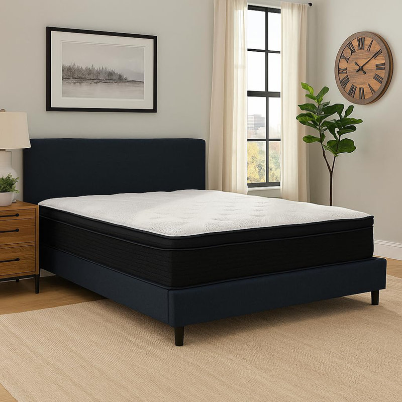 Matelas moelleux avec ressorts ensachés, Grand lit