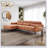 L-Shaped Cognac PU Leather Sectional Couch-1298740856
