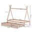 Mallon Standard Tent Beds with Trundle Included-263694304