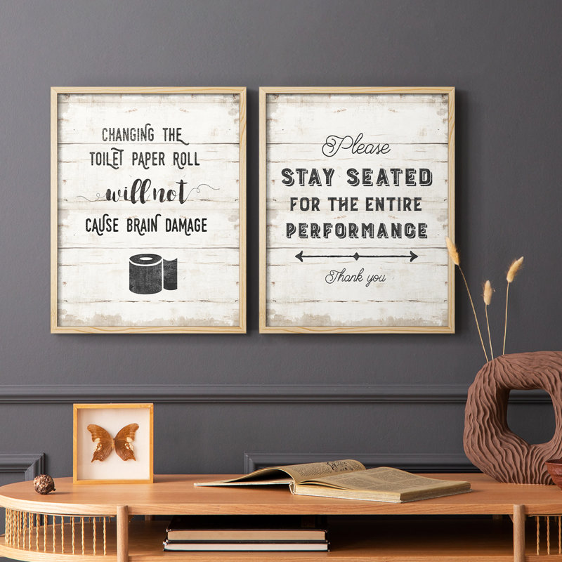 Changing the Roll-Premium Framed Print -Ready to Hang - No Nails Required - No Nails Required, 29" H x 46" W, Natural Wood