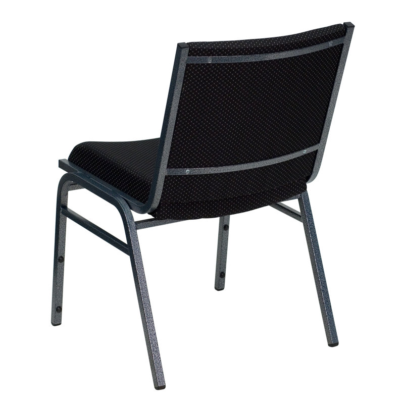 Gunther Heavy Duty Multipurpose Stacking Chair, Black
