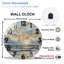 Horloge murale Ocean Waves
