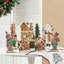 12.5"H Christmas Resin Stacked Gingerbread Figurine Table Decor