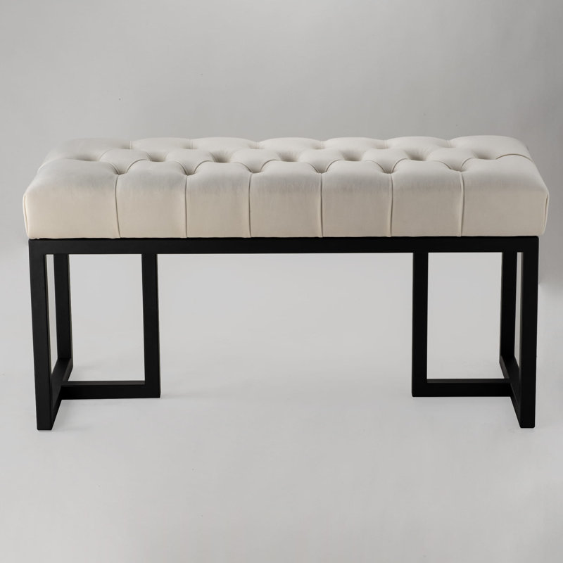 Elleshia Upholstered Bench, H40 x W100 x D30cm